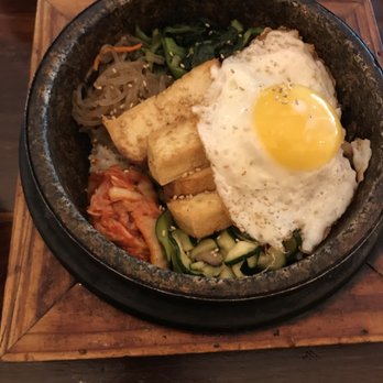 Burning Rice - Hot stone bowl with tofu - Korean Near Me - The Colony, Texas Burning Rice - Hot stone bowl with tofu - Korean Near Me - The Colony, Texas