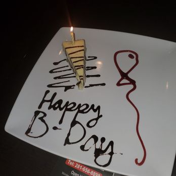 Ye's Ichiban - Birthday cheesecake - Japanese Near Me - Houston, Texas