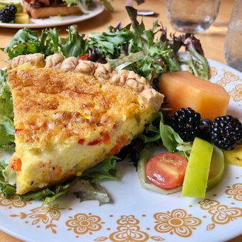 Seed Sprout Spoon - Quiche of the day with corn, tomatoes, and greens - so delicious! - Caterers Near Me - St. Louis, Missouri
