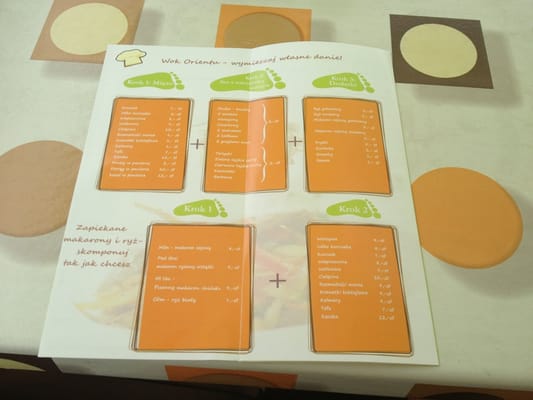 Menu photo 1 Orient Cook Warsaw, MZ