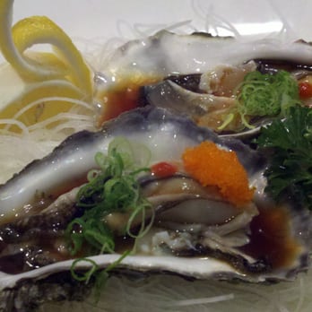 Sake Sushi & Grill - Raw Oysters on a half shell - Sushi Bars Near Me - Placentia, California Sake Sushi & Grill - Raw Oysters on a half shell - Sushi Bars Near Me - Placentia, California