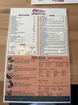 Menu photo 2 Taku Rock Hill, SC Menu photo 2 Taku Rock Hill, SC