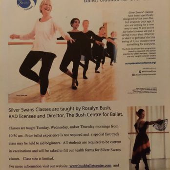 The Bush Centre For Ballet - Silver Swan classes are for those 55+ and who need to improve balance, strength, and flexibility. - Dance Studios Near Me - Sandy Springs, Georgia The Bush Centre For Ballet - Silver Swan classes are for those 55+ and who need to improve balance, strength, and flexibility. - Dance Studios Near Me - Sandy Springs, Georgia