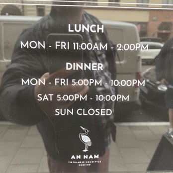 An Nam - Hours of operation - Vietnamese Near Me - Stockholm, Alberta