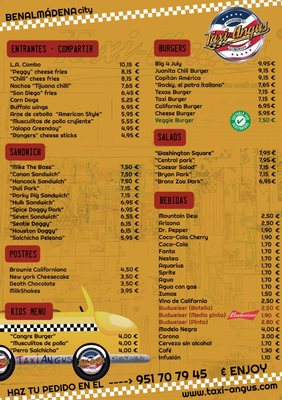 Menu photo 1 Taxi-Angus Benalmádena, MA Menu photo 1 Taxi-Angus Benalmádena, MA