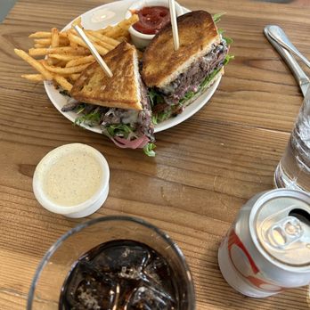 A Catered Affair - Short Rib Sandwich, fries & aoli - Cafes Near Me - Omaha, Nebraska