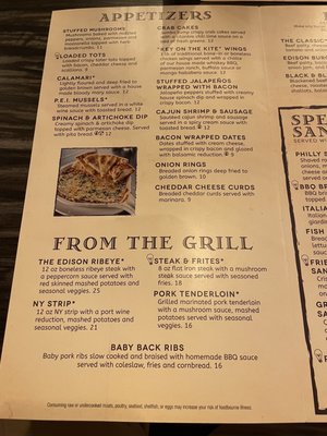 Menu photo 2 The Edison Pub and Eatery Cedar Rapids, IA Menu photo 2 The Edison Pub and Eatery Cedar Rapids, IA