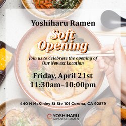 Yoshiharu Ramen - SOFT OPENING ON 4/21