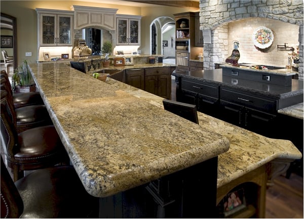 Granite Countertops With Laminated Eased Edge And Granite Countertops With Laminated Eased Edge And