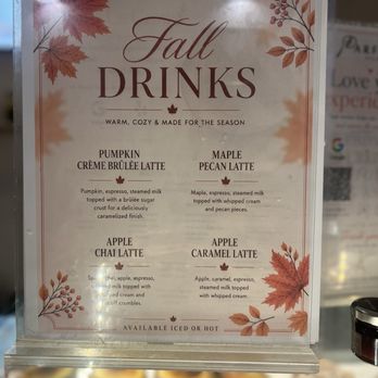 Parfait Paris - Drink menu - Bakeries Near Me - Coronado, California Parfait Paris - Drink menu - Bakeries Near Me - Coronado, California