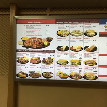 El Pollo Rico - a menu for a mexican restaurant - Mexican Near Me - Austin, Texas El Pollo Rico - a menu for a mexican restaurant - Mexican Near Me - Austin, Texas