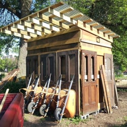 65th & Woodlawn Community Garden - Storage shed