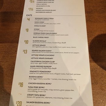 JOEY Bellevue - HH menu - New American Near Me - Bellevue, Washington