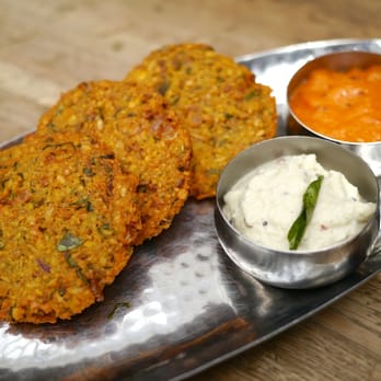 Curry Leaf Cafe - Savoury lentil doughnuts with coconut and a ginger tomato chutney - Indian Near Me - Brighton, BNH Curry Leaf Cafe - Savoury lentil doughnuts with coconut and a ginger tomato chutney - Indian Near Me - Brighton, BNH