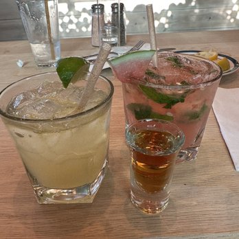 Lure Fish House - Perfection patron, and water melon mojito - Seafood Near Me - Porter Ranch, California Lure Fish House - Perfection patron, and water melon mojito - Seafood Near Me - Porter Ranch, California