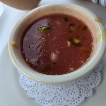 Urfa Bistro - Tomato gazpacho - Mediterranean Near Me - Los Altos, California Urfa Bistro - Tomato gazpacho - Mediterranean Near Me - Los Altos, California