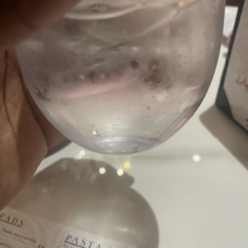 Sugar Factory - Cherry Hill - dirty as hell water cup. i couldn't even think about ordering a drink after this. went to my car and got a bottle of water - Candy Stores Near Me - Cherry Hill, New Jersey