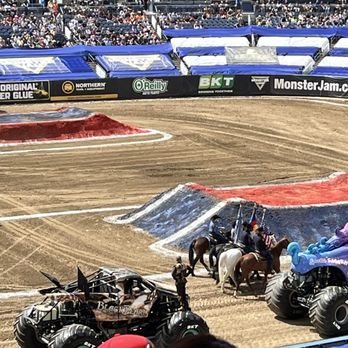 Empower Field at Mile High - Very cool looking field trucks coming out horses national anthem - Stadiums & Arenas Near Me - Denver, Colorado Empower Field at Mile High - Very cool looking field trucks coming out horses national anthem - Stadiums & Arenas Near Me - Denver, Colorado