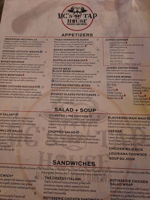 Menu photo 1 MCs Taphouse - Lino Lakes Lino Lakes, MN Menu photo 1 MCs Taphouse - Lino Lakes Lino Lakes, MN