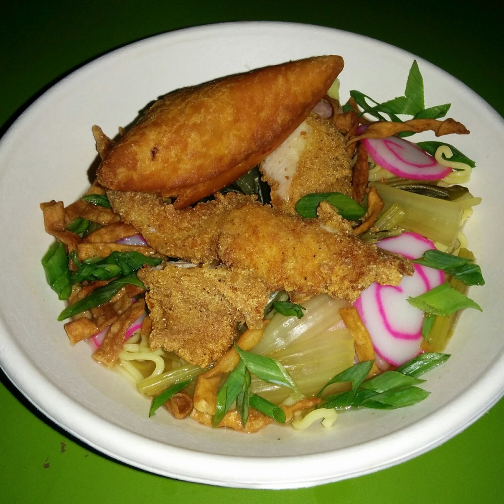 La Roux - Creole saimin special for ramenagogo night. - Cajun/Creole Near Me La Roux - Creole saimin special for ramenagogo night. - Cajun/Creole Near Me