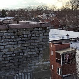 Bronstein Properties - Broken/Loose Bricks + Missing/Broken Mortar. 84-53 Dana Court, Middle Village Queens. Bronstein Properties when will this be fixed? - Real Estate Services Near Me - Forest Hills, New York