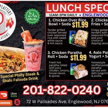 Parathas & Platters - Lunch Special every day, 11AM to 3 PM - Indian Near Me - Englewood, New Jersey Parathas & Platters - Lunch Special every day, 11AM to 3 PM - Indian Near Me - Englewood, New Jersey