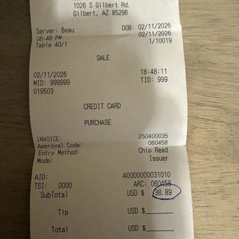 Cold Beers & Cheeseburgers - Military Discount Never Received - Burgers Near Me - Gilbert, Arizona