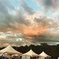 Atlanta International Night Market - The real view was in the dusk sky