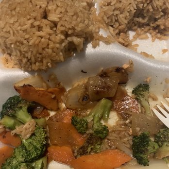 Hibachi Cafe - Same overcooked carrots and onions. - Japanese Near Me - Greenville, South Carolina