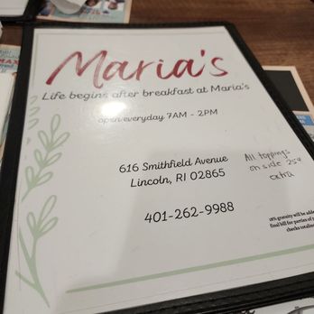 Maria's Breakfast & Lunch - Breakfast & Brunch Near Me - Lincoln, Rhode Island