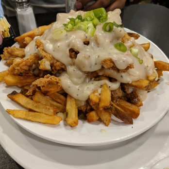 Maple Leaf Diner - Southern full size poutine - American Near Me - Dallas, Texas Maple Leaf Diner - Southern full size poutine - American Near Me - Dallas, Texas