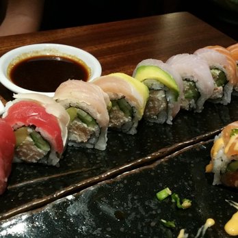 Sushi Fish Attack - Rainbow roll at Sushi Fish Attack - Sushi Bars Near Me - San Diego, California Sushi Fish Attack - Rainbow roll at Sushi Fish Attack - Sushi Bars Near Me - San Diego, California