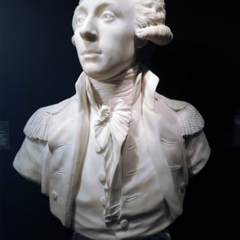 Gilcrease Museum - Jean-Antoine Houdon; General Lafayette; 1789; serravezza marble - Museums Near Me - Tulsa, Oklahoma