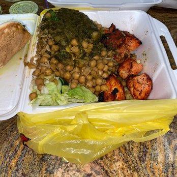Kabob Palace - Chicken Kabob (Boneless) Palace Combo # 1 Half chic Chickpeas and Spinach with Potato Vegetable Special Ohhh yesss - Afghan Near Me - Arlington, Virginia Kabob Palace - Chicken Kabob (Boneless) Palace Combo # 1 Half chic Chickpeas and Spinach with Potato Vegetable Special Ohhh yesss - Afghan Near Me - Arlington, Virginia
