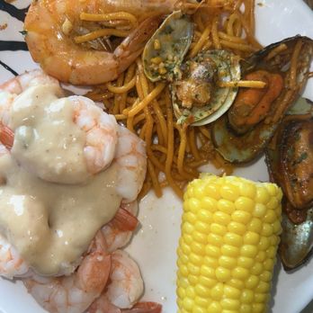 Crab Mentality - My whole plate together everything from CM - Seafood Near Me - Los Angeles, California Crab Mentality - My whole plate together everything from CM - Seafood Near Me - Los Angeles, California