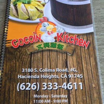 Cocoin Kitchen - Menu cover - Chinese Near Me - Hacienda Heights, California Cocoin Kitchen - Menu cover - Chinese Near Me - Hacienda Heights, California