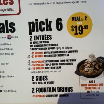 Buffalo Wild Wings - The menu item we picked... - Chicken Wings Near Me - Carmel, Indiana