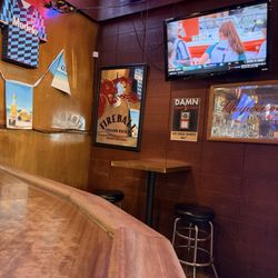 Right corner of bar