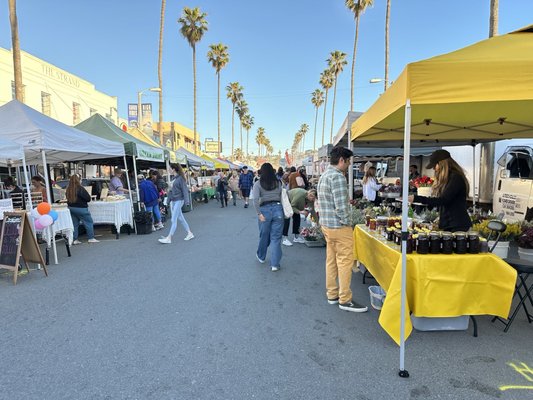 Photo of Ocean Beach Farmers Market - San Diego, CA, US. Small portion of market