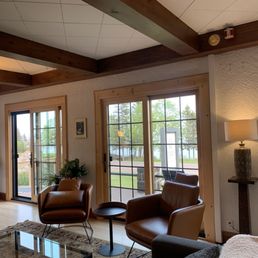 Main lodge community space. Main lodge community space.