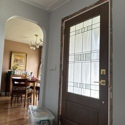 Radiant Results - Front door (we requested they leave the trim off as we are putting in new stuff)
