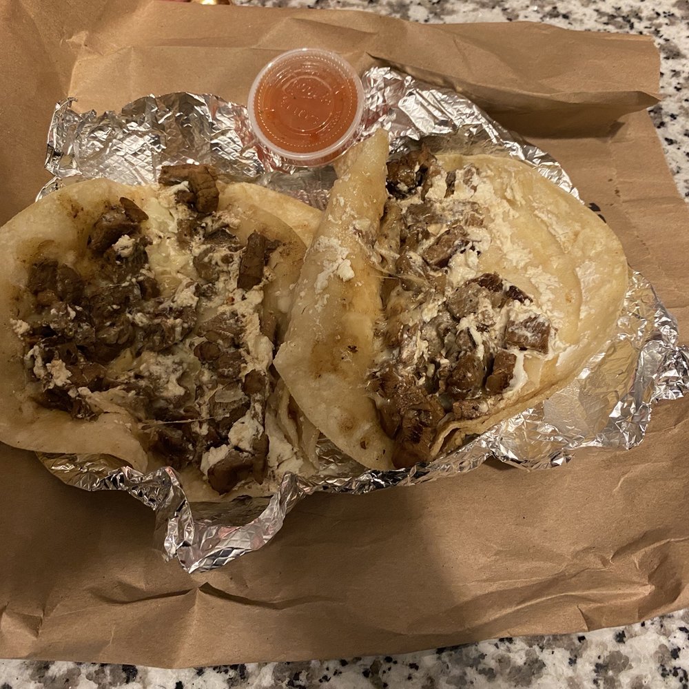 Top Taco - Two beef-sirloin tacos - Food Trucks Near Me - Austin, Texas Top Taco - Two beef-sirloin tacos - Food Trucks Near Me - Austin, Texas