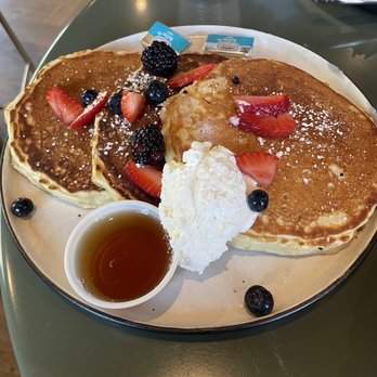 Firefly Tapas Kitchen + Bar - Pancakes with berries and whip cream - Tapas/Small Plates Near Me - Las Vegas, Nevada Firefly Tapas Kitchen + Bar - Pancakes with berries and whip cream - Tapas/Small Plates Near Me - Las Vegas, Nevada