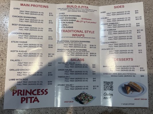 Menu photo 2 Princess Pita Mediterranean Restaurant - Tempe Tempe, AZ Menu photo 2 Princess Pita Mediterranean Restaurant - Tempe Tempe, AZ