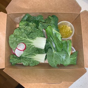 Suzume - Bok Choy and Pea Shoot Salad - Ramen Near Me - Brooklyn, New York Suzume - Bok Choy and Pea Shoot Salad - Ramen Near Me - Brooklyn, New York