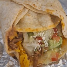 Shredded Beef Burrito