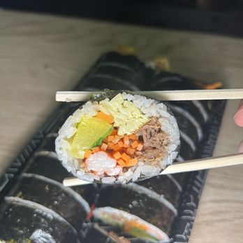 Kim Bob Na Ra - Beef Kimbap - Korean Near Me - Ellicott City, Maryland