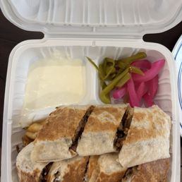 Chicken Shawarma Arabian style wrap