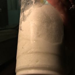 Lychee Dew Smoothie (supposedly with lychee jelly as we had ordered but a specific employee did not put it in)