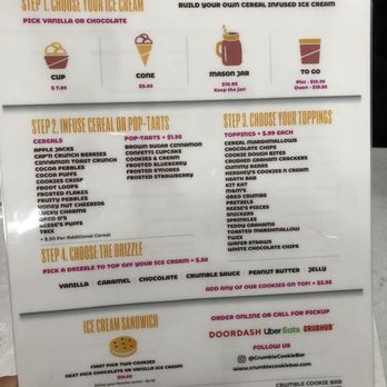 Crush Cookie Bar - Ice cream Menu - Ice Cream & Frozen Yogurt Near Me - Englewood, New Jersey Crush Cookie Bar - Ice cream Menu - Ice Cream & Frozen Yogurt Near Me - Englewood, New Jersey